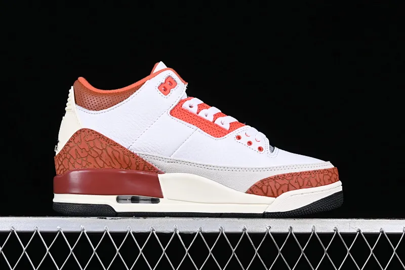 All categories Air Jordan Jordan series basketball shoes Air Jordan 3 Air Jordan 3 Retro AJ3 Joe 3 red burst pattern DV7028-108